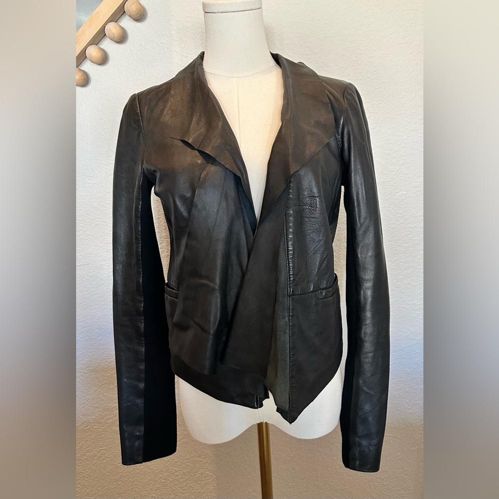 Leather jacket